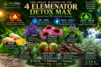 HERBMAN'S  4 ELEMENATOR DETOX